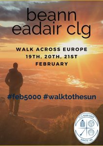 Walk across Europe | Beann Eadair