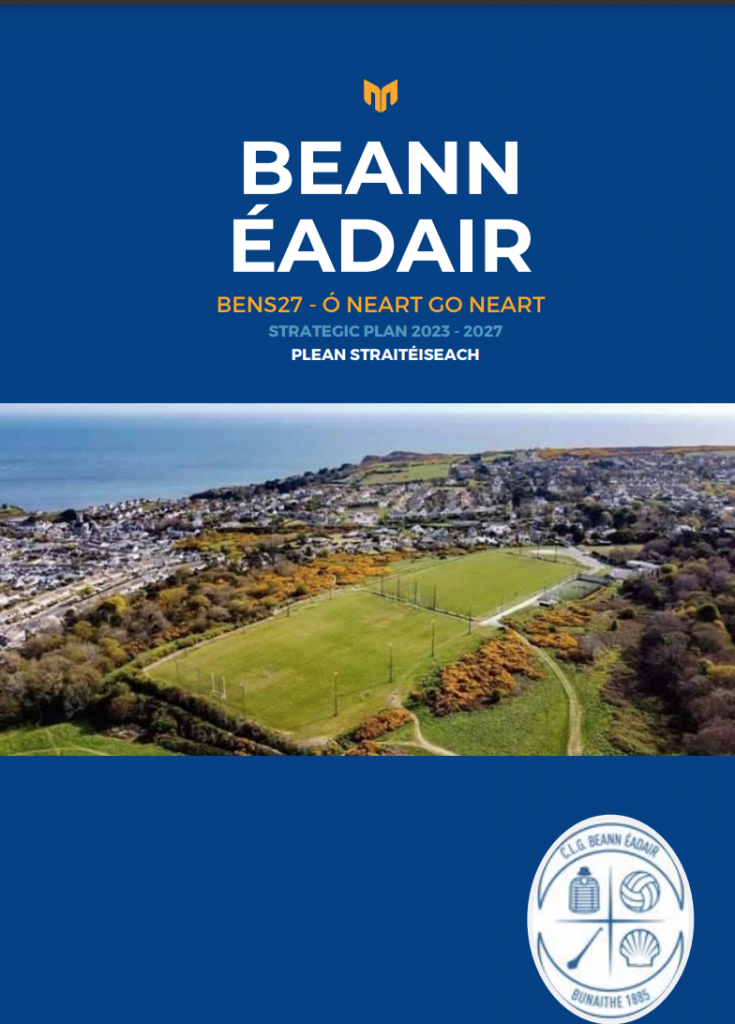 Bens27 – Beann Éadair Strategic Plan 2023-2027 Cover